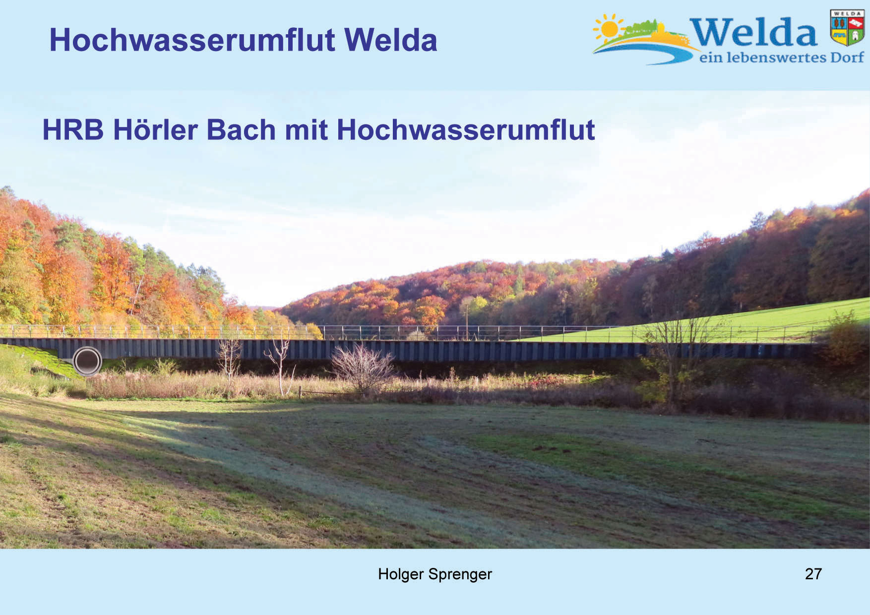 Hochwasserschutz Welda 